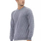 Alpha Studio Light Blue Viscose Men Sweater