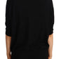 Dolce & Gabbana Elegant Black Crystal-Button Cardigan