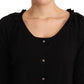 Dolce & Gabbana Elegant Black Crystal-Button Cardigan