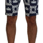 Dolce & Gabbana Casual Crown Print Chinos Shorts