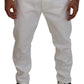 Dolce & Gabbana Elegant White Cotton Denim Jeans