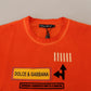 Dolce & Gabbana Elegant Crew Neck Orange Tee