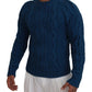 Dolce & Gabbana Elegant Blue Crewneck Sweater