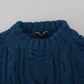 Dolce & Gabbana Elegant Blue Crewneck Sweater