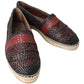 Dolce & Gabbana Elegant Woven Leather Espadrilles