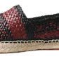 Dolce & Gabbana Elegant Woven Leather Espadrilles