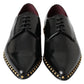 Dolce & Gabbana Elegant Studded Derby Formal Shoes