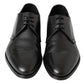 Dolce & Gabbana Classic Black Leather Derby Shoes