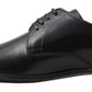 Dolce & Gabbana Classic Black Leather Derby Shoes