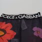 Dolce & Gabbana Elegant Floral Print High Waist Leggings