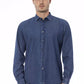 Distretto12 Blue Cotton Men Shirt