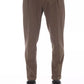 Distretto12 Brown Cotton Men Pant