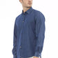 Distretto12 Blue Cotton Men Shirt