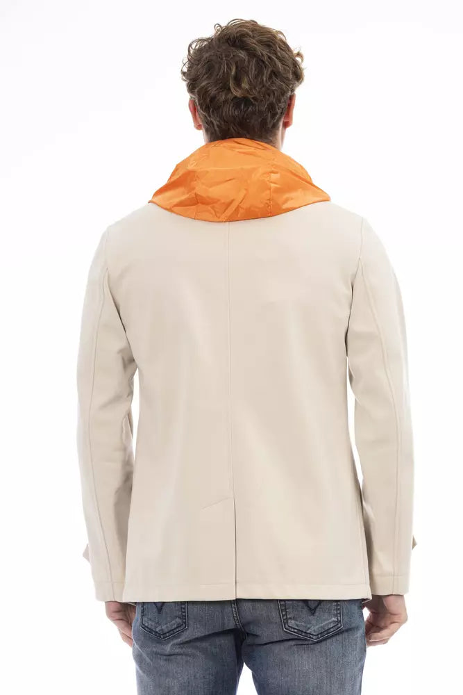 Distretto12 Beige Cotton Men Jacket