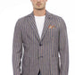 Distretto12 Blue Cotton Male Blazer