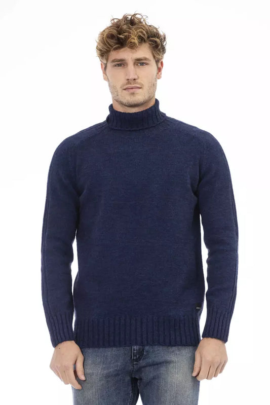 Distretto12 Blue Acrylic Men Sweater