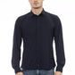 Distretto12 Blue Polyamide Men Shirt