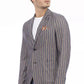 Distretto12 Blue Cotton Male Blazer