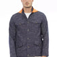 Distretto12 Blue Cotton Men Jacket