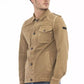 Distretto12 Brown Cotton Men Jacket