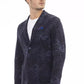 Distretto12 Blue Cotton Men Blazer