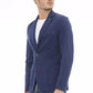 Distretto12 Blue Cotton Men Jacket