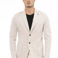 Distretto12 Beige Cotton Men Blazer