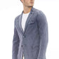 Distretto12 Blue Cotton Mens Blazer