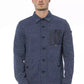 Distretto12 Blue Polyester Men Shirt