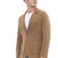 Distretto12 Brown Cotton Men Blazer