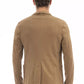 Distretto12 Brown Cotton Men Blazer