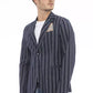 Distretto12 Blue Cotton Men Blazer