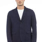 Distretto12 Blue Cotton Men Blazer