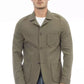 Distretto12 Green Cotton Men Blazer