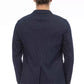 Distretto12 Blue Cotton Men Blazer