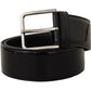 Dolce & Gabbana Elegant Black Leather Belt