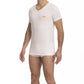 Cavalli Class White Cotton Men T-Shirt