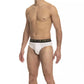 Cavalli Class White Cotton Men Brief