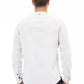 Baldinini Trend White Linen Men Shirt