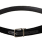 Dolce & Gabbana Elegant Velvet Designer Belt