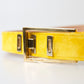 Dsquared² Chic Yellow Suede Leather Waist Belt