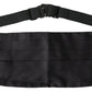 Dolce & Gabbana Elegant Black Silk Cummerbund