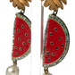 Dolce & Gabbana Radiant Red Watermelon Clip-On Earrings