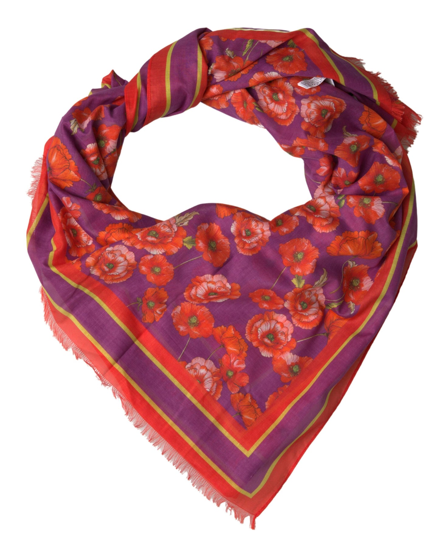 Dolce & Gabbana Elegant Red Cotton Scarf for Women