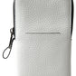 Dolce & Gabbana Elegant White Leather Phone Crossbody Bag