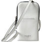 Dolce & Gabbana Elegant White Leather Phone Crossbody Bag