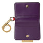 Dolce & Gabbana Purple Leather French Flap Wallet