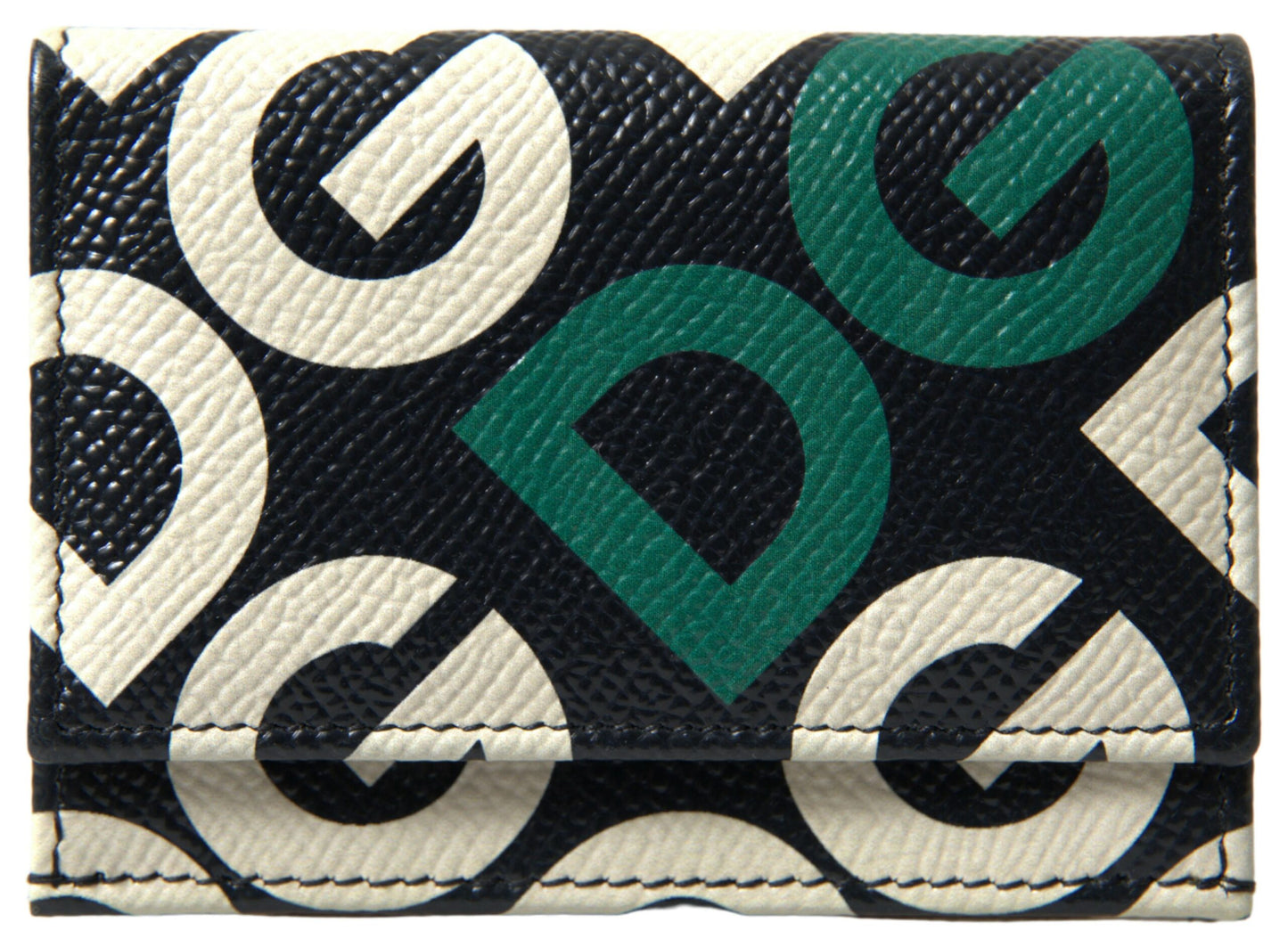 Dolce & Gabbana Chic Monochrome DG Mania Leather Wallet