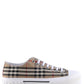 Burberry Archive Beige Italian Leather Sneakers