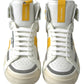 Dolce & Gabbana High-Top Perforated Leather Sneakers